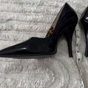 Patricia Field Glossy Black Heels